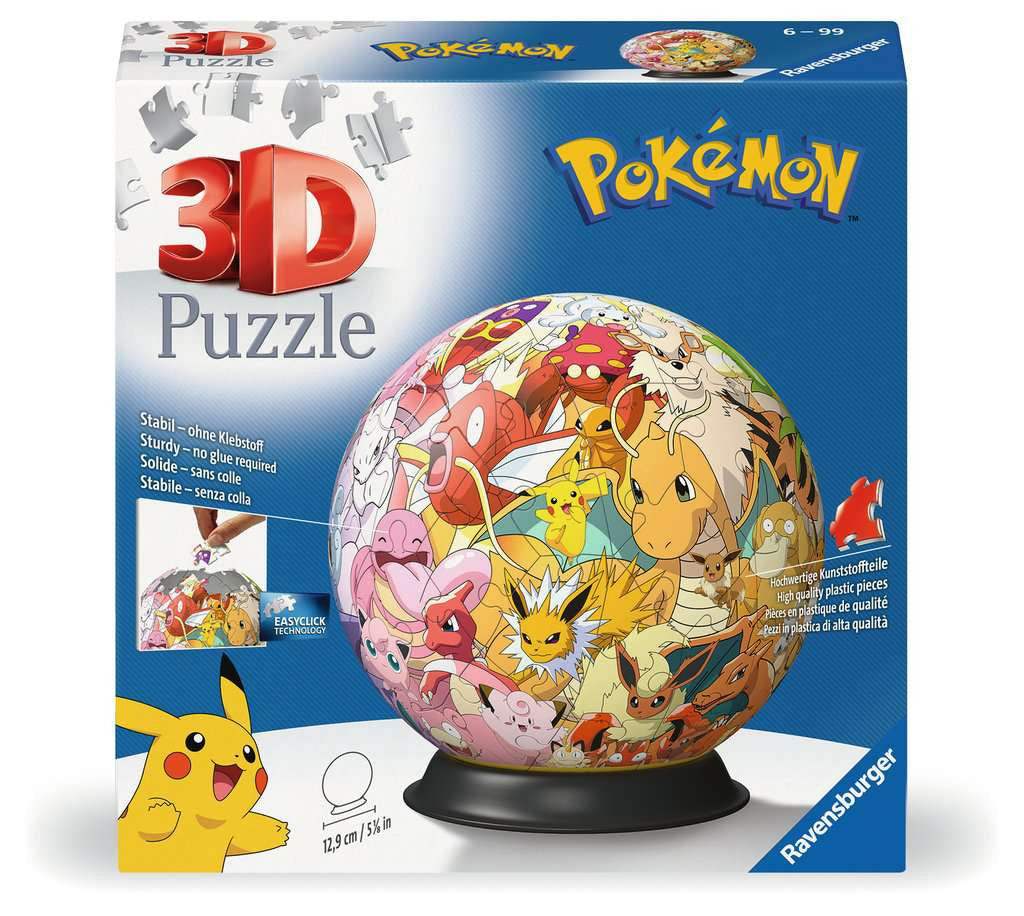 Pokémon 3D – 72 Piece Jigsaw Puzzle (Ravensburger)