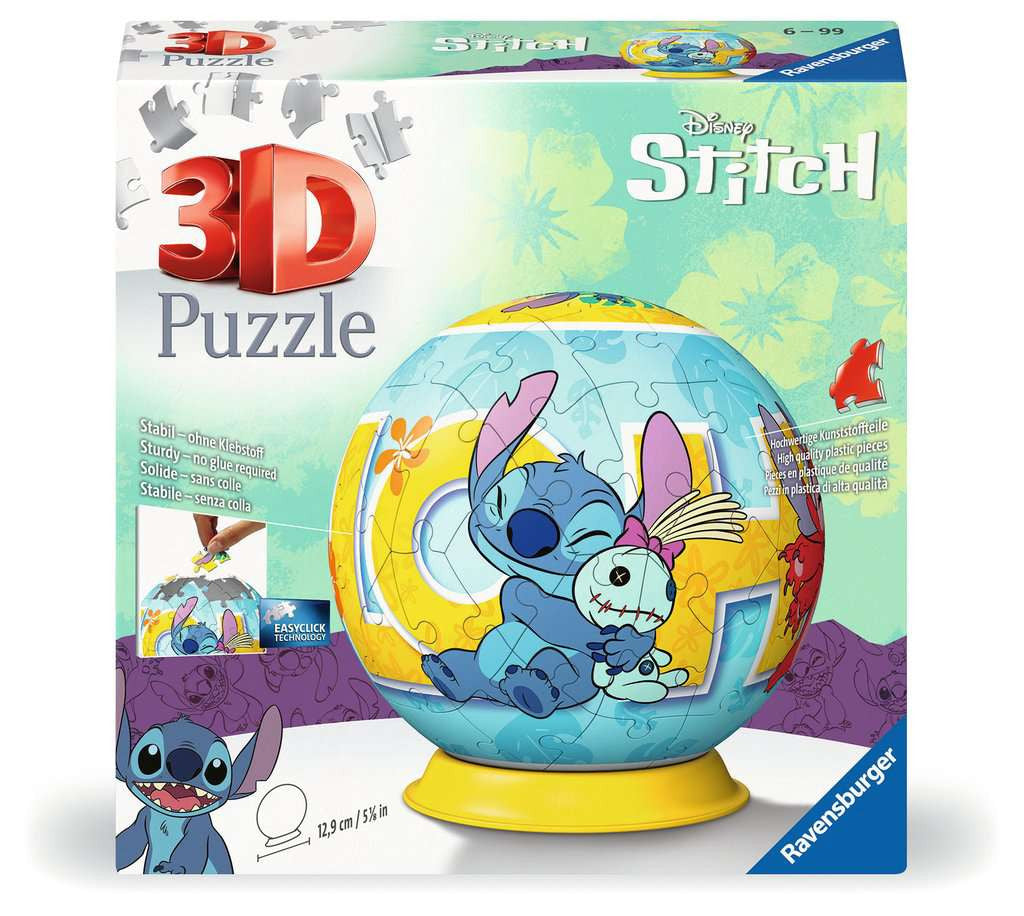 Disney Stitch 3D – 72 Piece Jigsaw Puzzle (Ravensburger)