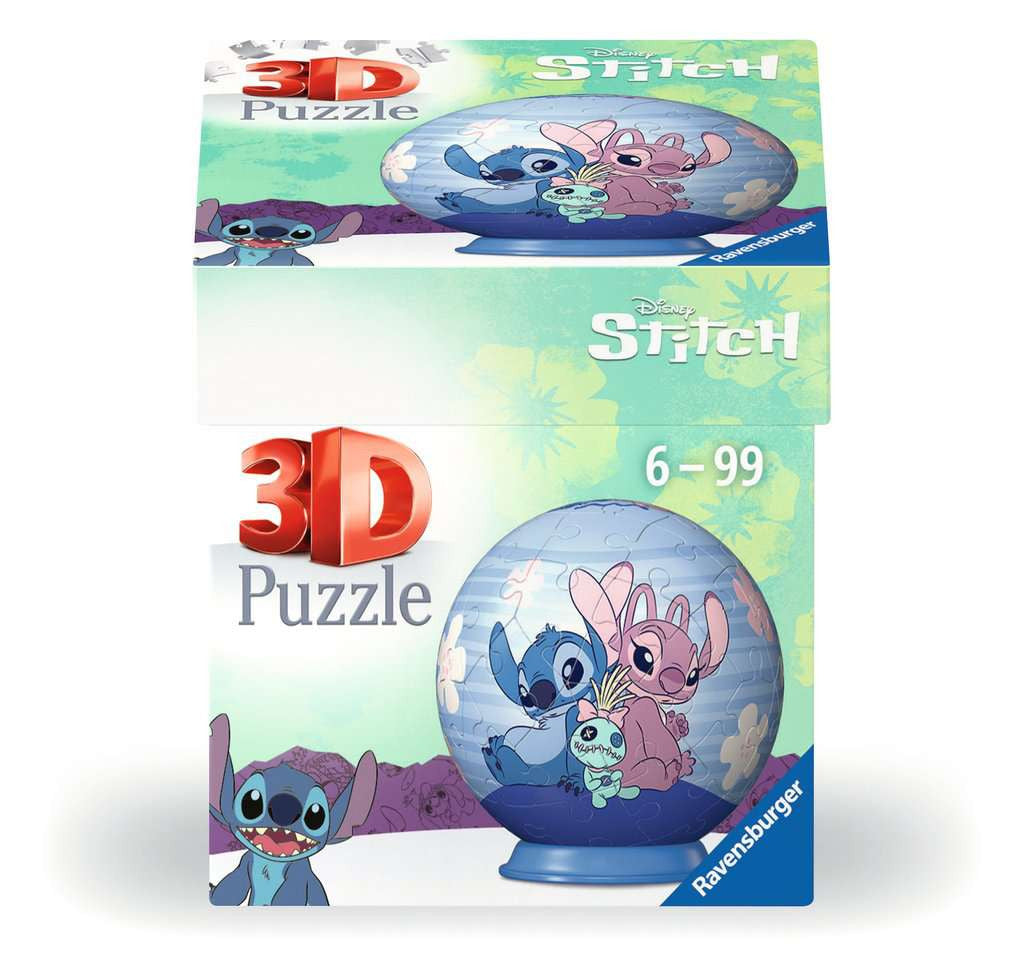 Disney Stitch & Friends 3D – 54 Piece Jigsaw Puzzle (Ravensburger)