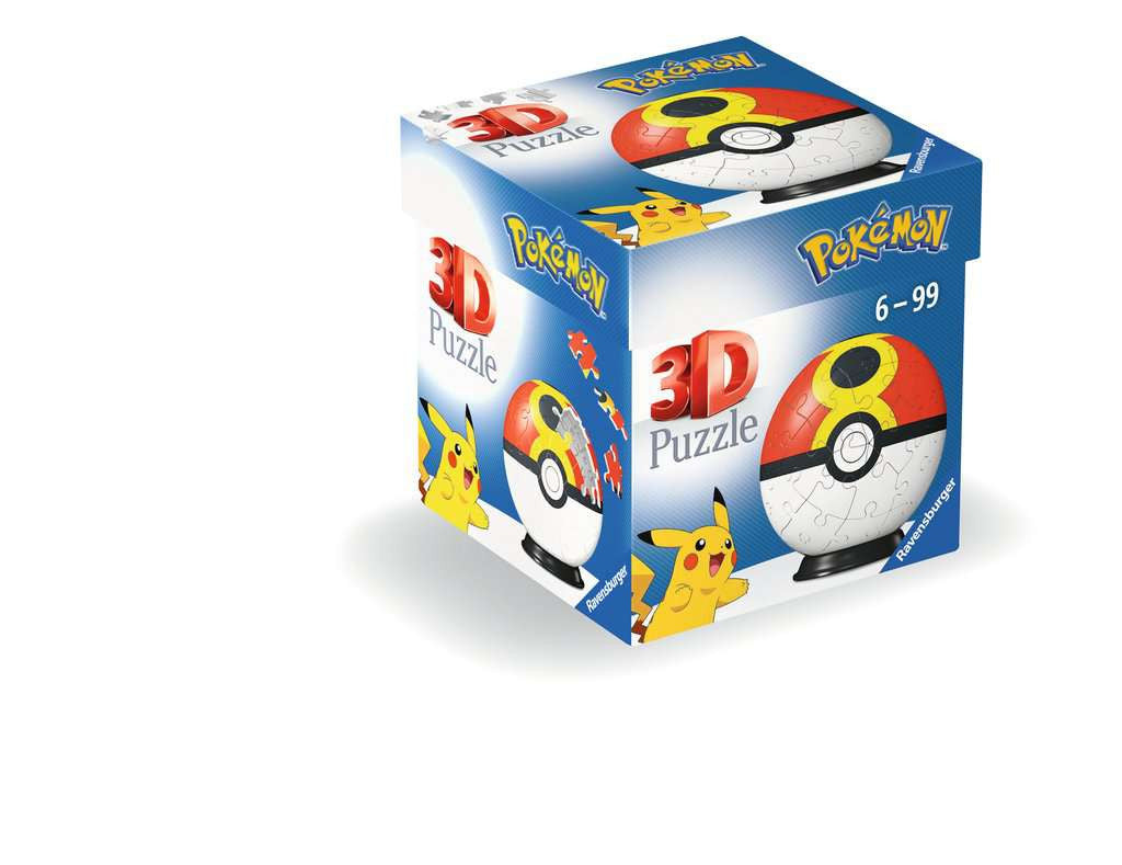 Pokémon Repeat Ball 3D – 54 Piece Jigsaw Puzzle (Ravensburger)