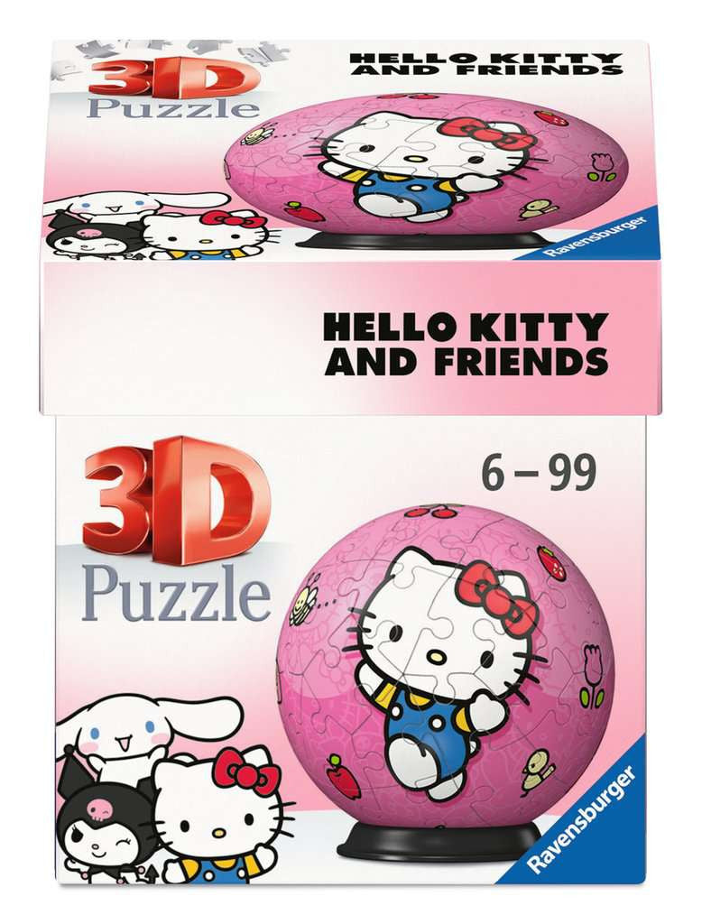 Hello Kitty and Friends – 54 Piece 3D Jigsaw Puzzle (Ravensburger)