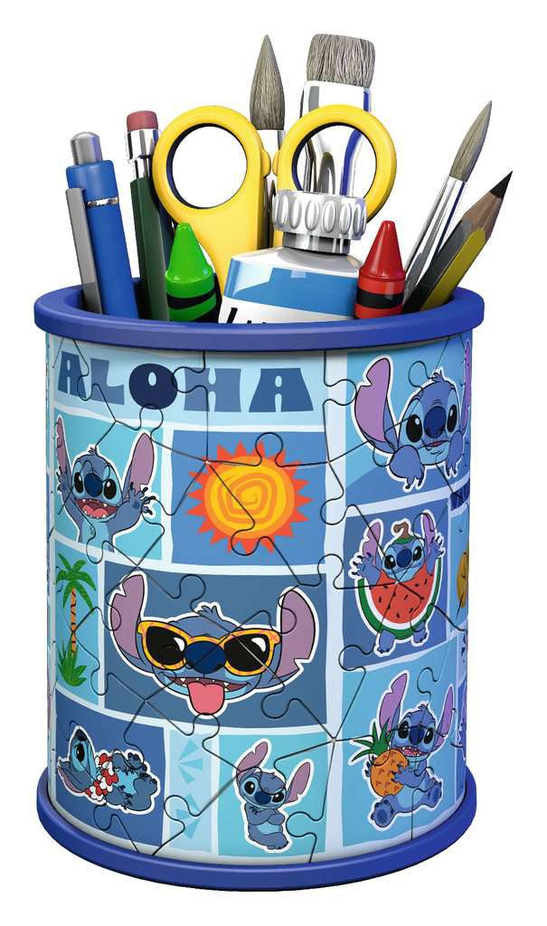 Disney Stitch Pencil Holder – 54 Piece 3D Jigsaw Puzzle (Ravensburger)