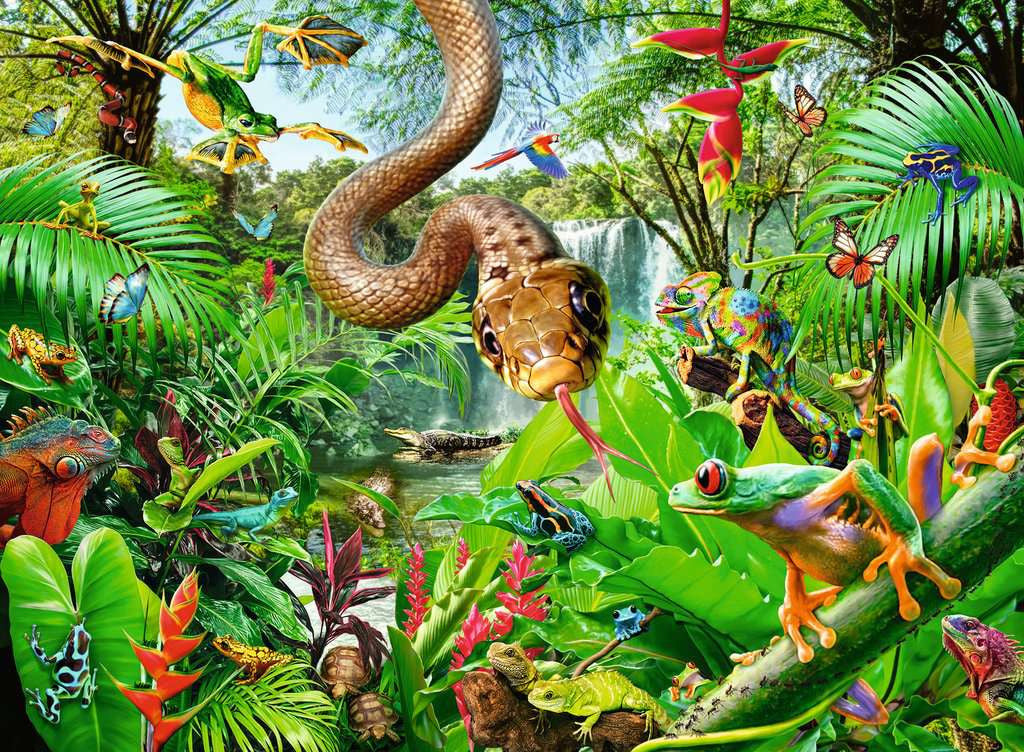 Reptile Resort – XXL 300 Piece Jigsaw Puzzle (Ravensburger)