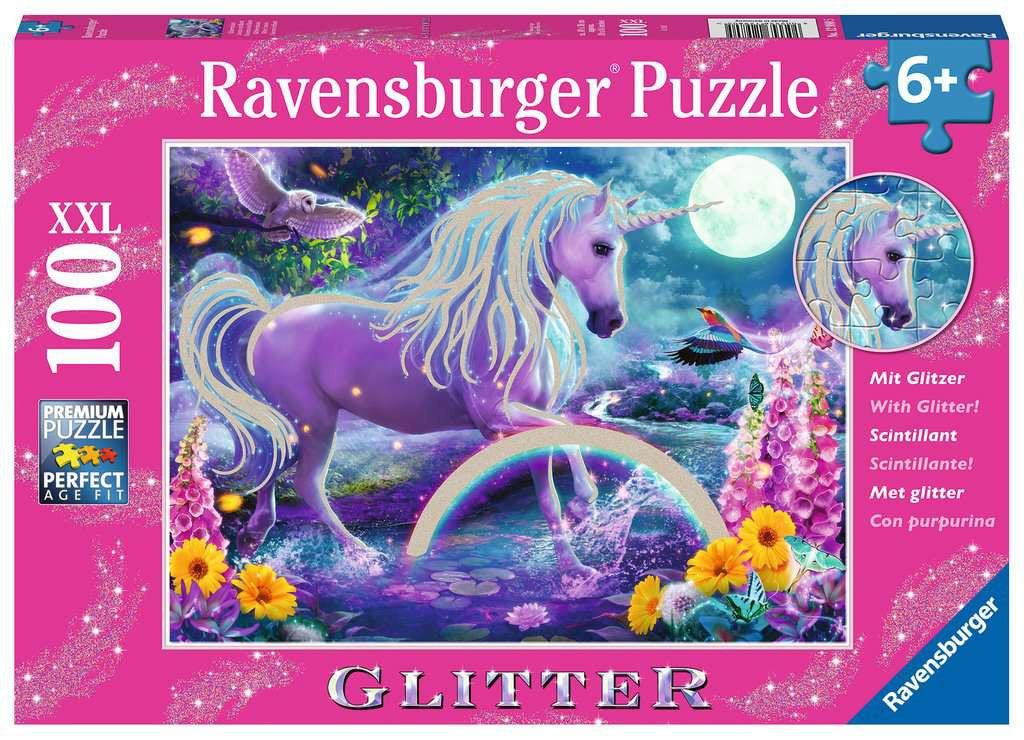 Glitter Unicorn – 100 Piece XXL Jigsaw Puzzle (Ravensburger)