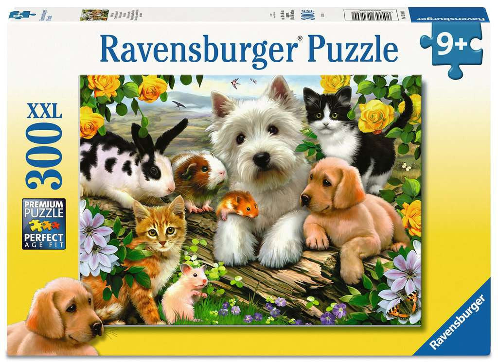 Happy Animal Buddies – 300 Piece XXL Jigsaw Puzzle (Ravensburger)