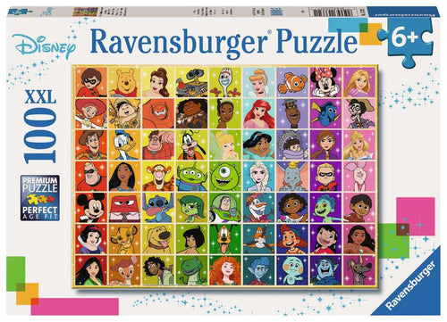 Disney & Pixar Colour Palette XXL – 100 Piece Jigsaw Puzzle (Ravensburger) - Completed Puzzle