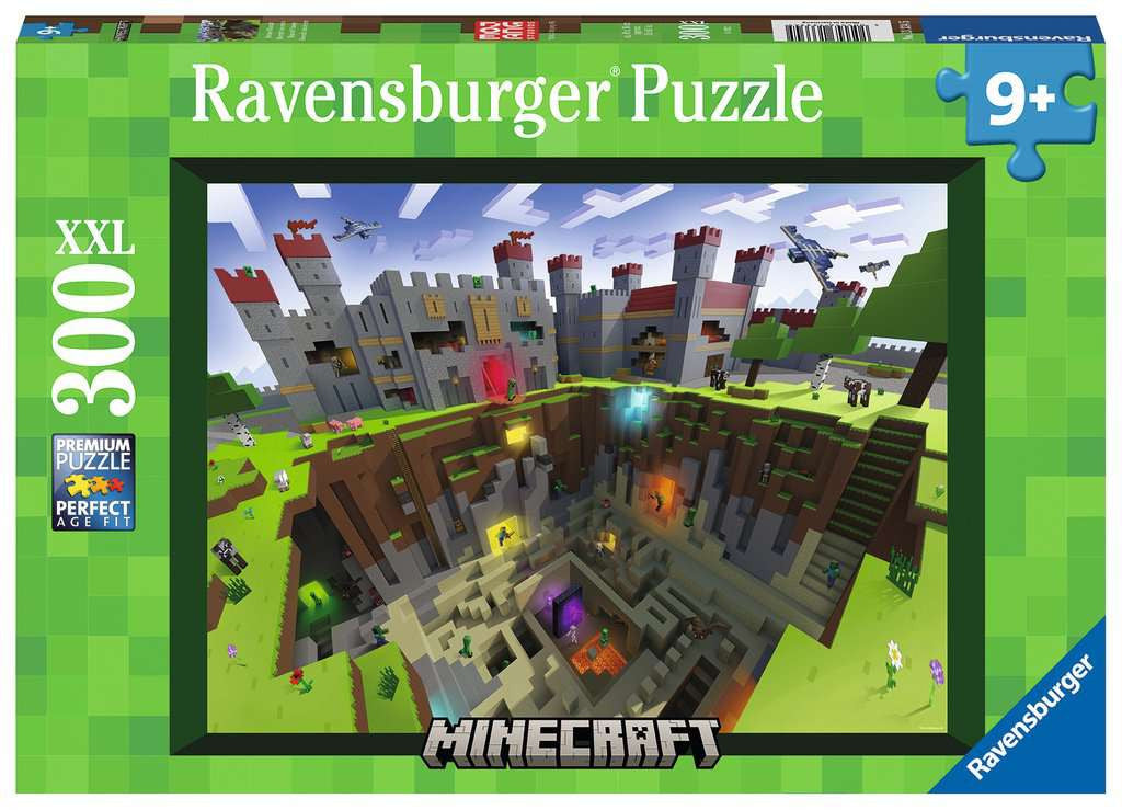 Minecraft Cutaway XXL – 300 Piece Jigsaw Puzzle (Ravensburger)