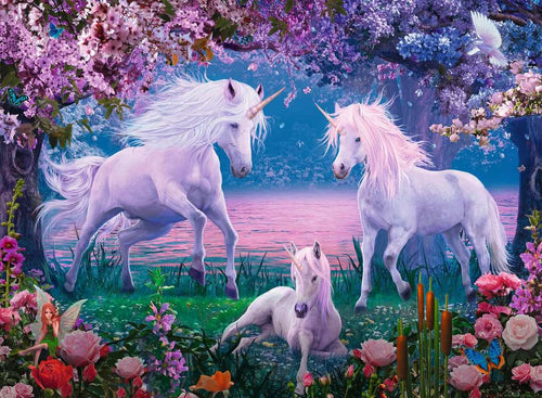 Unicorns XXL – 100 Piece Jigsaw Puzzle (Ravensburger)