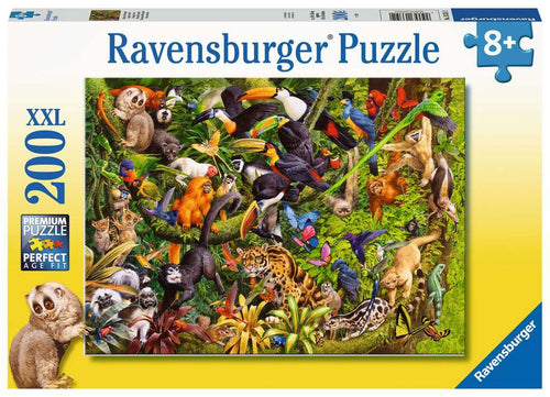 Marvellous Menagerie XXL – 200 Piece Jigsaw Puzzle (Ravensburger) - Completed Puzzle