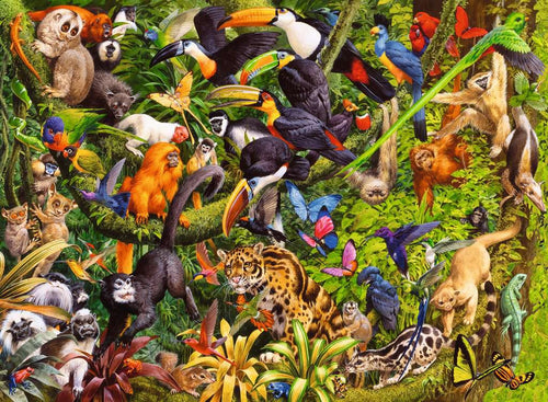Marvellous Menagerie XXL – 200 Piece Jigsaw Puzzle (Ravensburger)