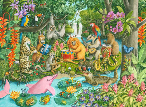 Rainforest River Band XXL – 100 Piece Jigsaw Puzzle (Ravensburger)