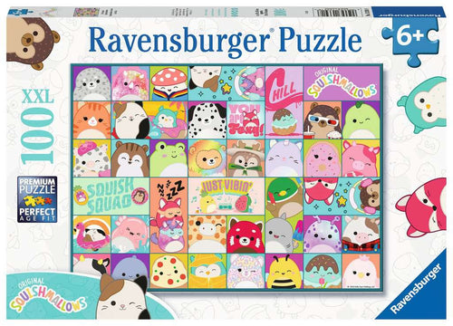 Squishmallows XXL – 100 Piece Jigsaw Puzzle (Ravensburger) - Completed Puzzle