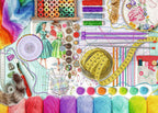Artwork: Needlework Station – 500 XL Piece Jigsaw Puzzle (Ravensburger)
