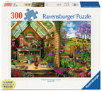 Box, straight on: Gardener's Getaway – 300 XL Piece Jigsaw Puzzle (Ravensburger)
