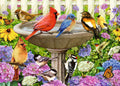 Artwork: At the Birdbath – 500 XL Piece Jigsaw Puzzle (Ravensburger)