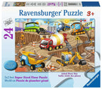 Ravensburger Construction Site Vehicles - 24 Piece Super-Sized Floor Jigsaw Puzzle (Ravensburger)