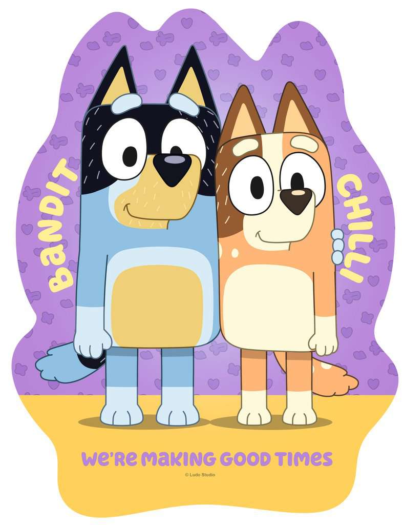 Bluey 4 Large Shaped Puzzles - 4 in a Box Jigsaw Puzzle (Ravensburger)