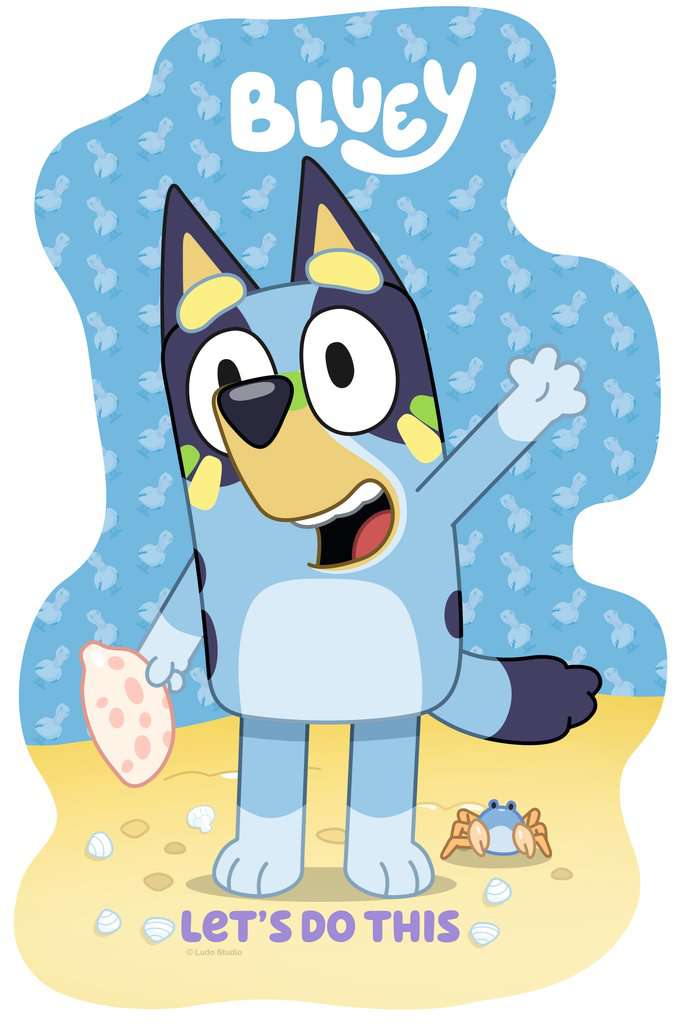 Bluey 4 Large Shaped Puzzles - 4 in a Box Jigsaw Puzzle (Ravensburger)