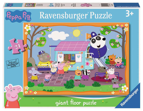 Peppa Pig Playground Giant Floor Puzzle - 24 Piece Jigsaw Puzzle (Ravensburger) - Completed Puzzle