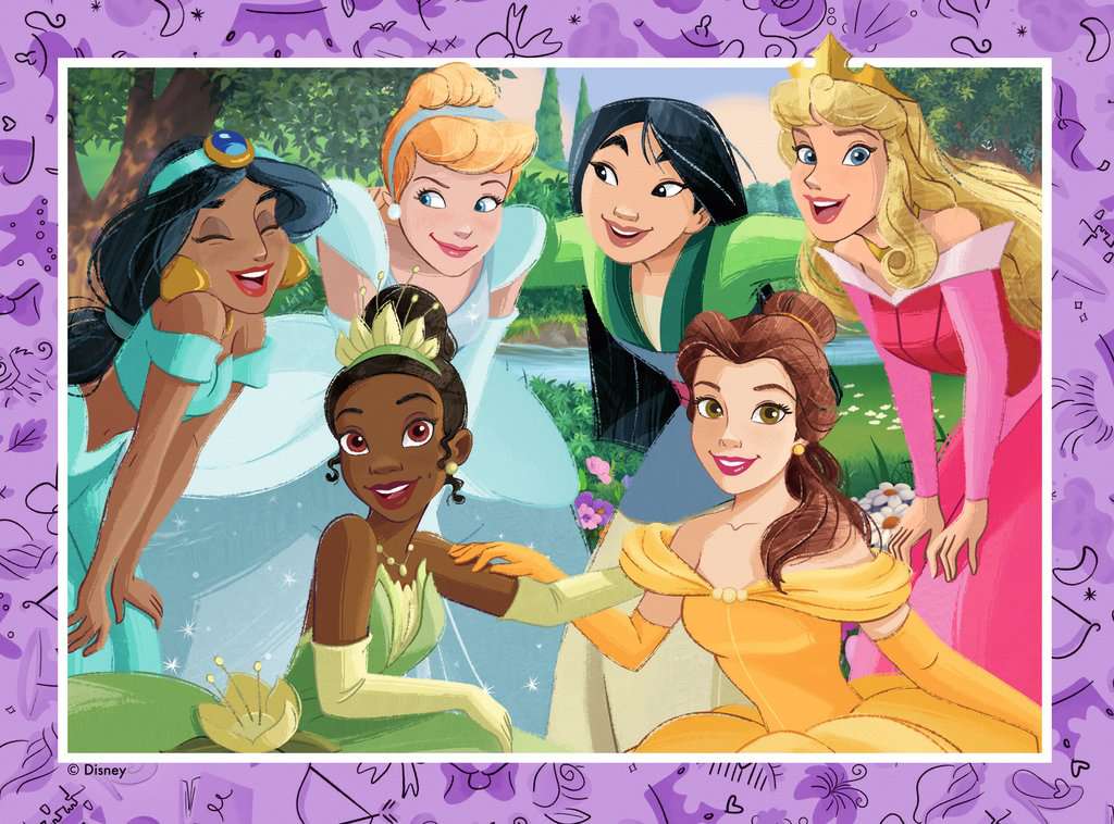 Disney Princess 4 in a Box - 12, 16, 20 & 24 Piece Jigsaw Puzzles (Ravensburger)
