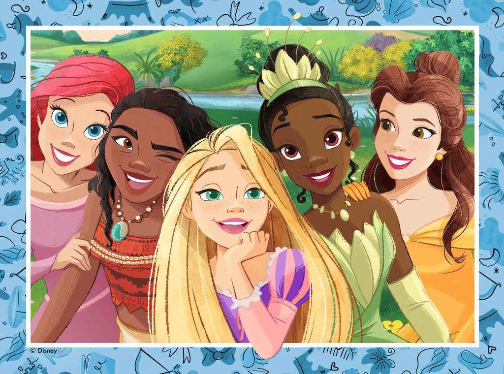 Disney Princess 4 in a Box - 12, 16, 20 & 24 Piece Jigsaw Puzzles (Ravensburger) - Image 3