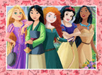Disney Princess 4 in a Box - 12, 16, 20 & 24 Piece Jigsaw Puzzles (Ravensburger) - Image 4