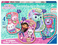 Gabby's Dollhouse 4 Large Shaped Puzzles - 10, 12, 14 & 16 Pieces (Ravensburger)