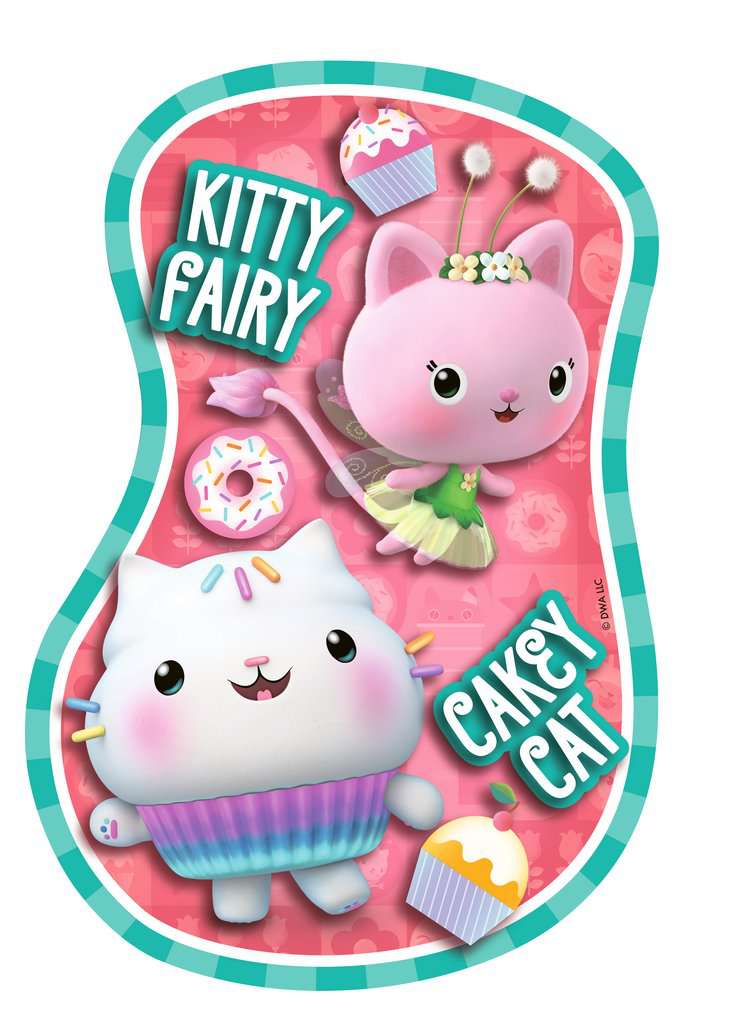 Gabby's Dollhouse 4 Large Shaped Puzzles - 10, 12, 14 & 16 Pieces (Ravensburger)