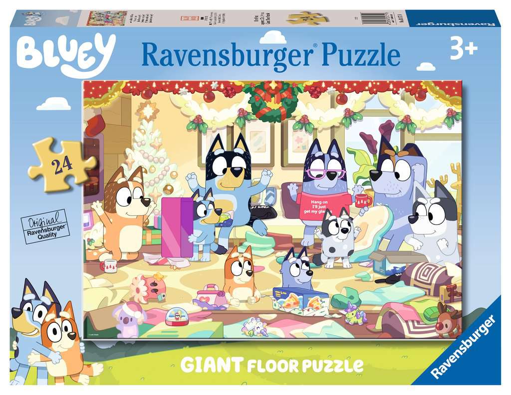 Bluey Giant Floor Puzzle - 24 Piece Jigsaw Puzzle (Ravensburger)