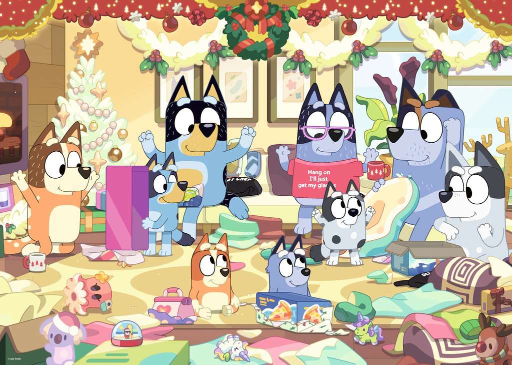 Bluey Giant Floor Puzzle - 24 Piece Jigsaw Puzzle (Ravensburger)