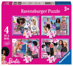 Barbie 4 in a Box - 12, 16, 20 & 24 Piece Jigsaw Puzzles (Ravensburger)