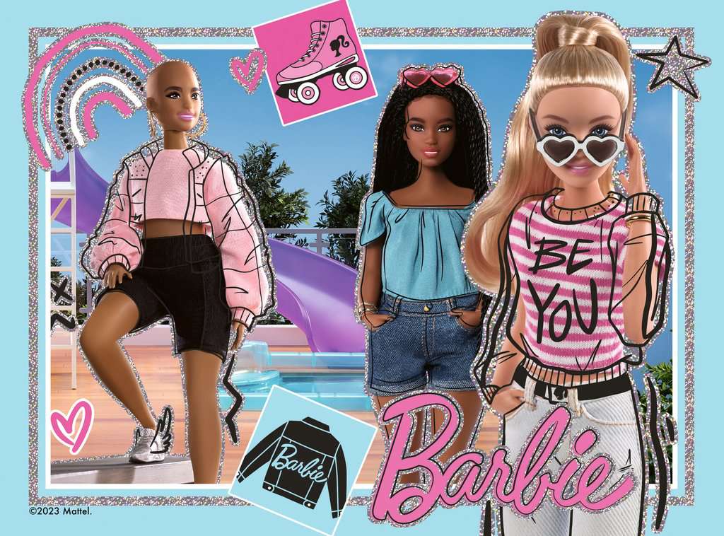 Barbie 4 in a Box - 12, 16, 20 & 24 Piece Jigsaw Puzzles (Ravensburger)