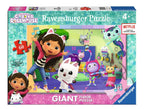 Gabby's Dollhouse Giant Floor Puzzle - 60 Piece Jigsaw Puzzle (Ravensburger) - Completed Puzzle