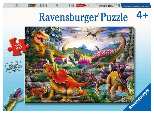 Ravensburger Dinosaurs - 35 Piece Jigsaw Puzzle (Ravensburger) - Completed Puzzle