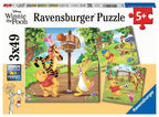 Disney Winnie the Pooh 3x49 Piece Jigsaw Puzzle (Ravensburger)