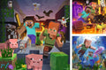 Artwork: Minecraft 3x49 Piece Jigsaw Puzzle (Ravensburger)