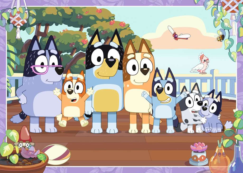 Bluey Family Fun - 24 Piece Giant Floor Puzzle (Ravensburger)