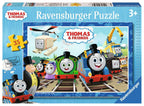 Thomas & Friends Trainyard Fun - 35 Piece Jigsaw Puzzle (Ravensburger) - Completed Puzzle
