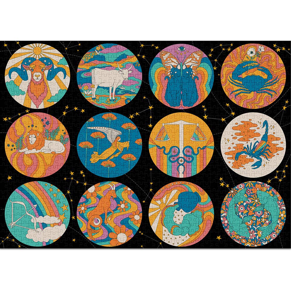 Zodiac – 1000 Piece Jigsaw Puzzle (Cloudberries)