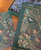 In use: Secret Garden – 1000 Piece Jigsaw Puzzle (Gibsons)