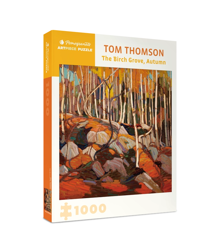 The Birch Grove, Autumn by Tom Thomson – 1000 Piece Jigsaw Puzzle (Pomegranate)