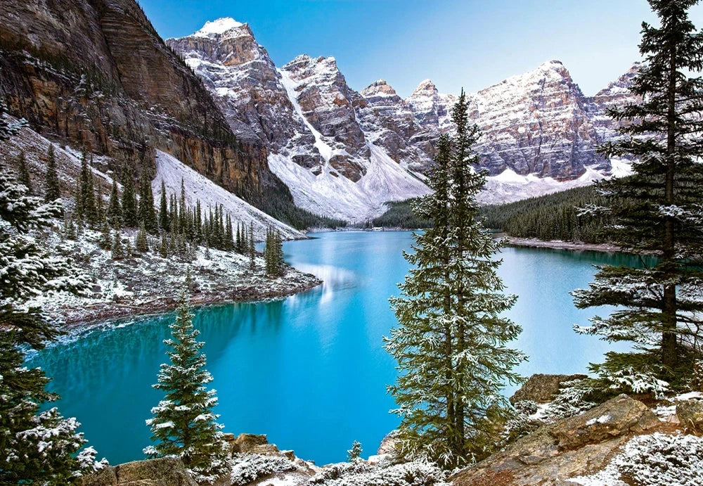 Artwork: Mountain Lake – 1000 Piece Jigsaw Puzzle (Castorland)