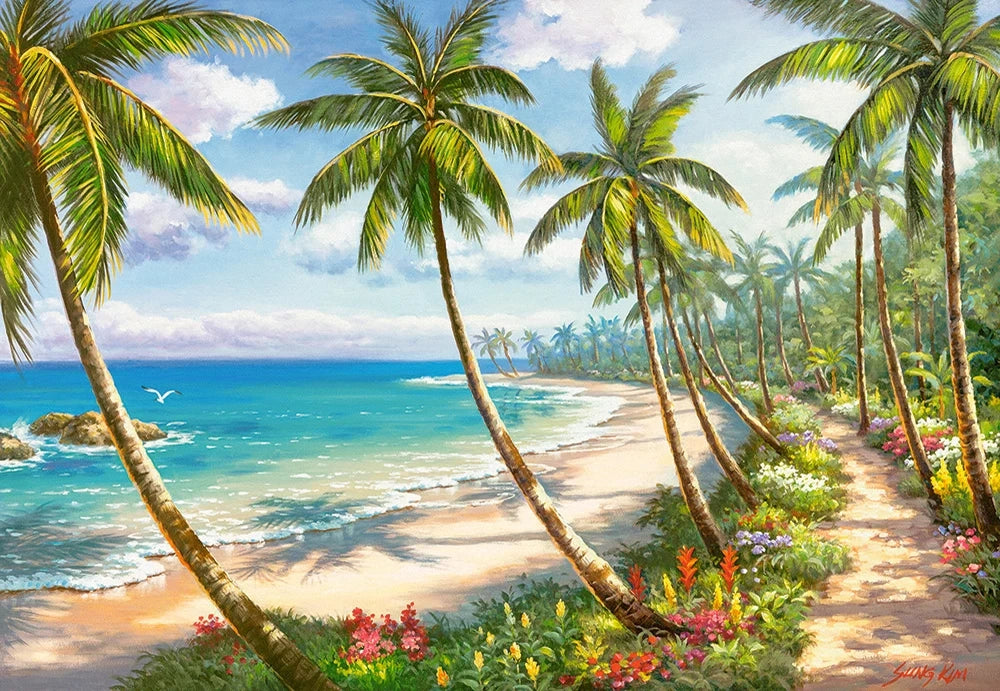 Artwork: Pathway to Paradise – 1000 Piece Jigsaw Puzzle (Castorland)