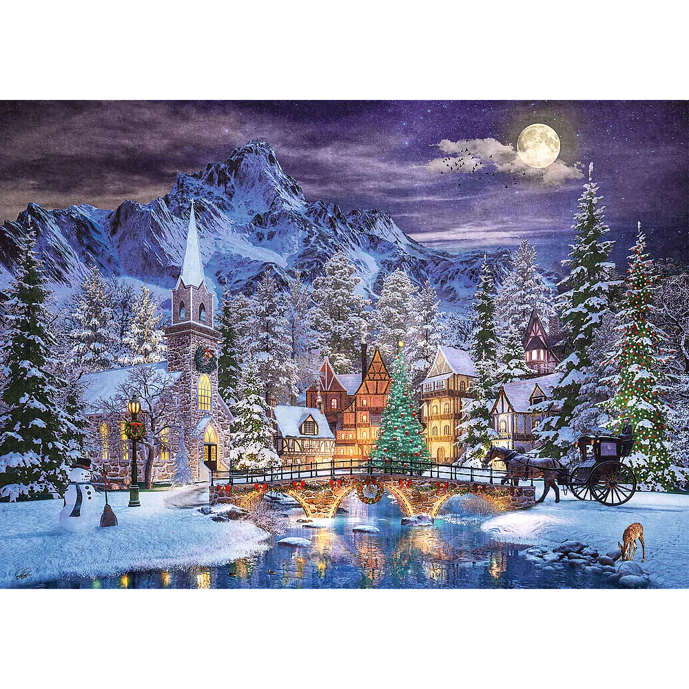 Christmas Atmosphere by Dominic Davison - 1000 Piece Jigsaw Puzzle (Trefl)