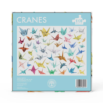 Cloudberries - Cranes - 1000 Piece Random Cut Jigsaw Puzzle