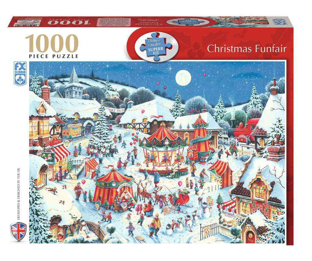 Christmas Funfair - 1000 Piece Jigsaw Puzzle (FX Schmid)