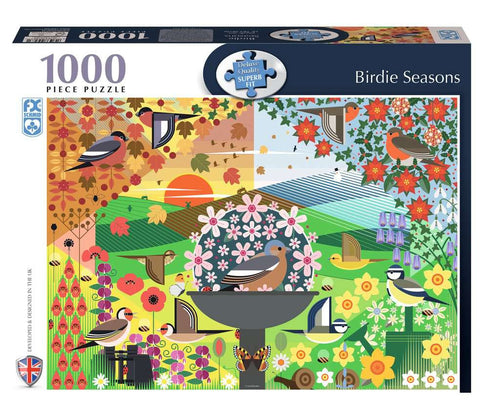 Birdie Seasons - 1000 Piece Jigsaw Puzzle (FX Schmid - Ravensburger)