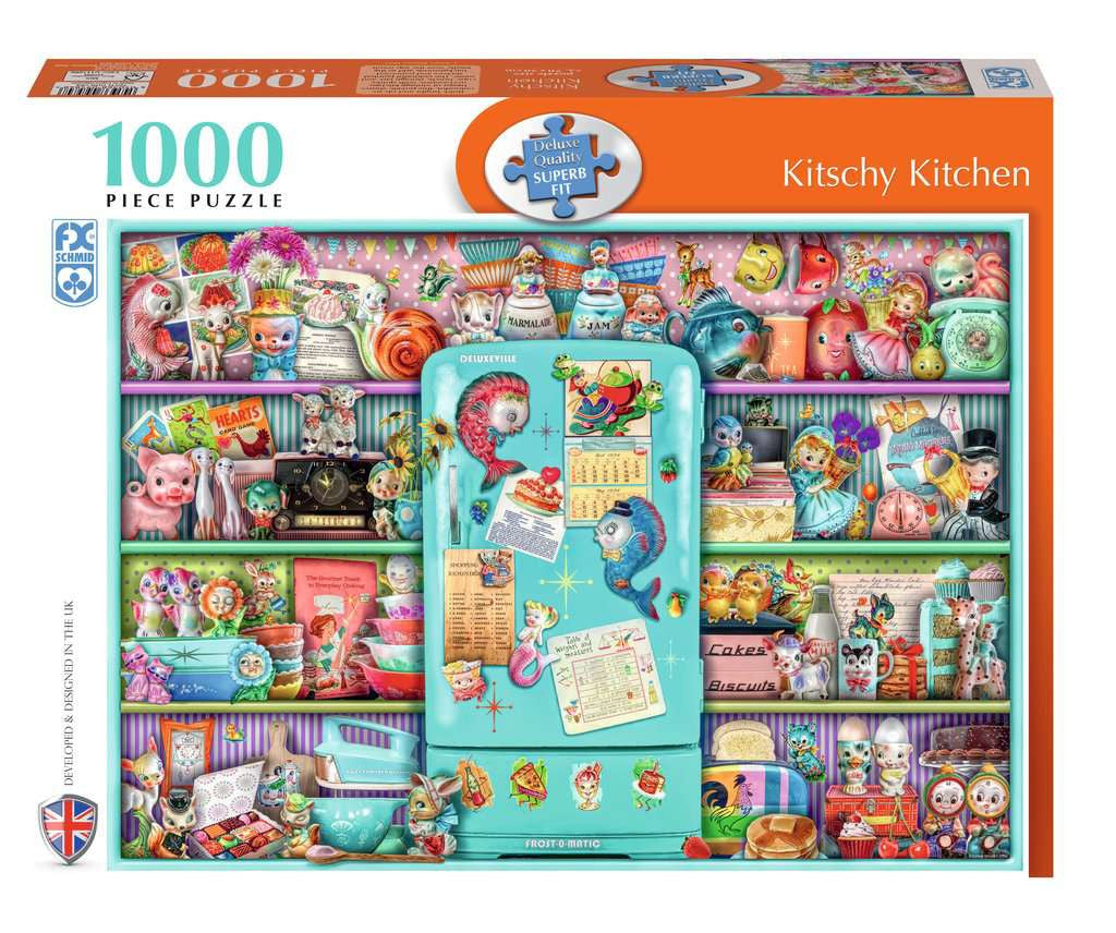 Kitschy Kitchen - 1000 Piece Jigsaw Puzzle (FX Schmid - Ravensburger)