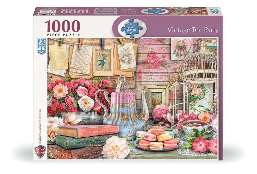 Vintage Tea Party - 1000 Piece Jigsaw Puzzle (FX Schmid - Ravensburger)