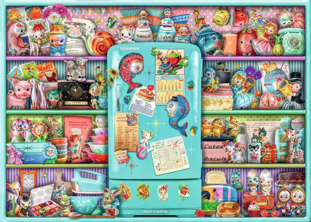 Kitschy Kitchen - 1000 Piece Jigsaw Puzzle (FX Schmid - Ravensburger)